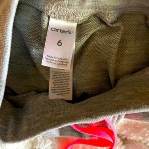 Little girls gray joggers